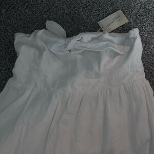 Universal Thread White Strapless Dress